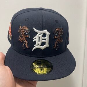 Topperz Detroit tigers 2005 all star game patch size 7 5/8 new era fitted brand